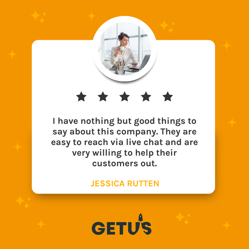 ⭐️⭐️⭐️⭐️⭐️ We're here for you 24/7, no matter the issue.

Thank you for your kind words, Jessica! We're so glad we can be there to help you when you need it.

#GETUSCommunications #RocketFastInternet #UnlimitedInternet #HomeInternet #BusinessInternet #HomeInternetPlans