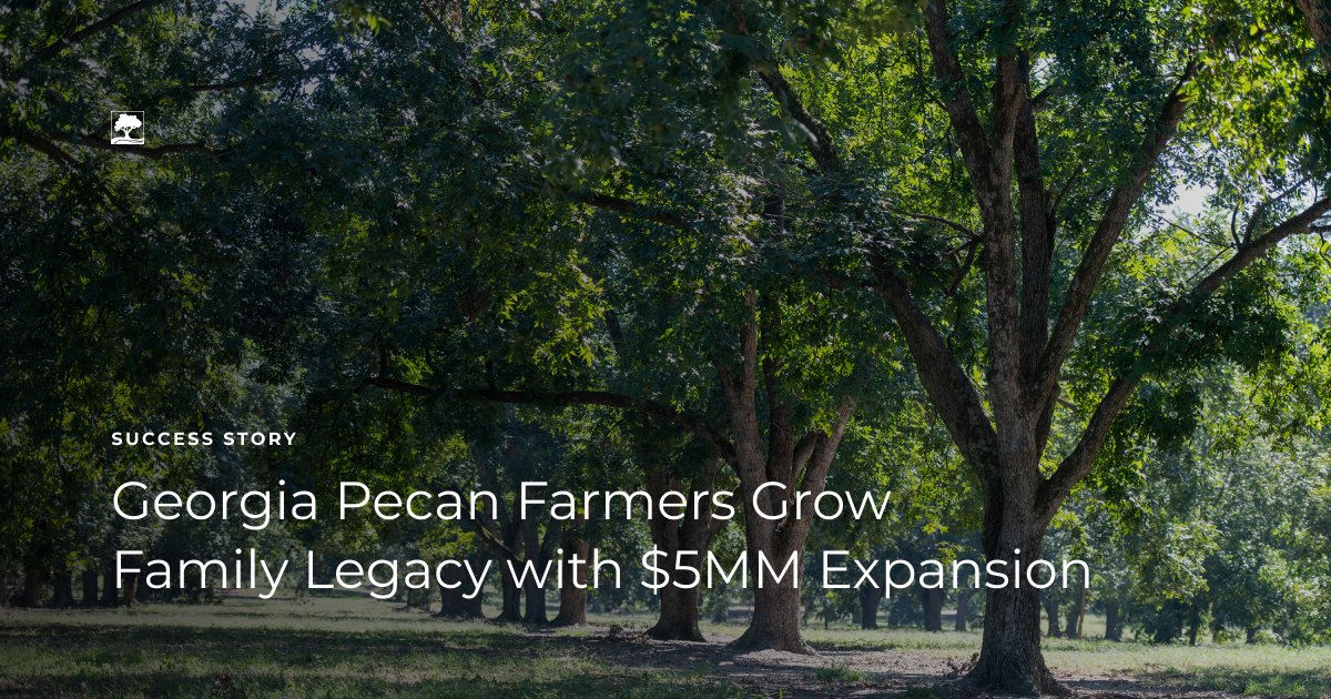 Learn how Georgia pecan growers expanded their farm and diversified their operation with a $5MM line of credit from AgAmerica. bit.ly/3Udbq63 #NationalPecanDay