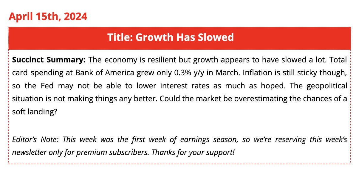 Our newsletter aggregating all the key quotes from this week's earnings calls is ready & will be sent out tomorrow morning at 7am ET. Subscribe here to get it on email: thetranscript.substack.com/subscribe Here is a snippet of it: