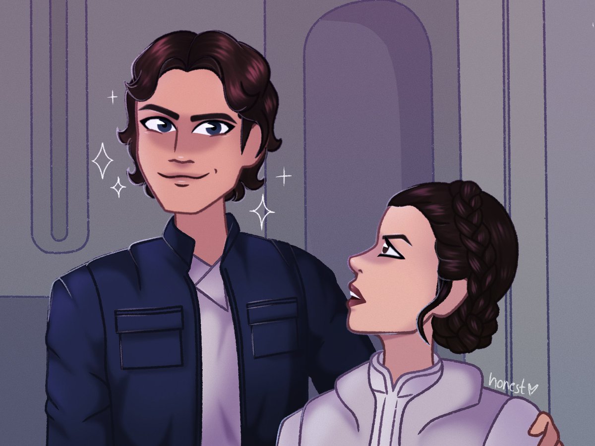 a little scene redraw? idk 🤍

#hanleia #hansolo #leiaorgana #starwarsfanart