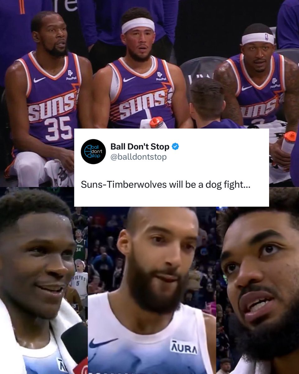 I got the Suns in 6. - Those first two games will be everything as they set the tone and direction for this matchup. If the Suns can minimize mistakes and get their big three firing for 60-80 points it puts a lot of pressure on the T-Wolves to matchup. - KAT will have to…