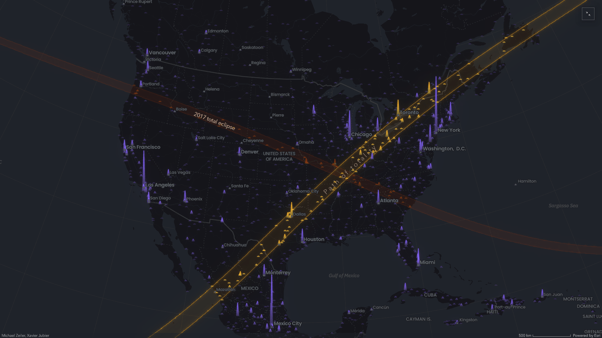 🎓☀️🌒 Eclipse map tutorial: Learn how to create a map of the April 8, 2024, solar eclipse in ArcGIS Map Viewer and follow along with the #ArcGISStoryMap. ow.ly/o2y350RaNNm