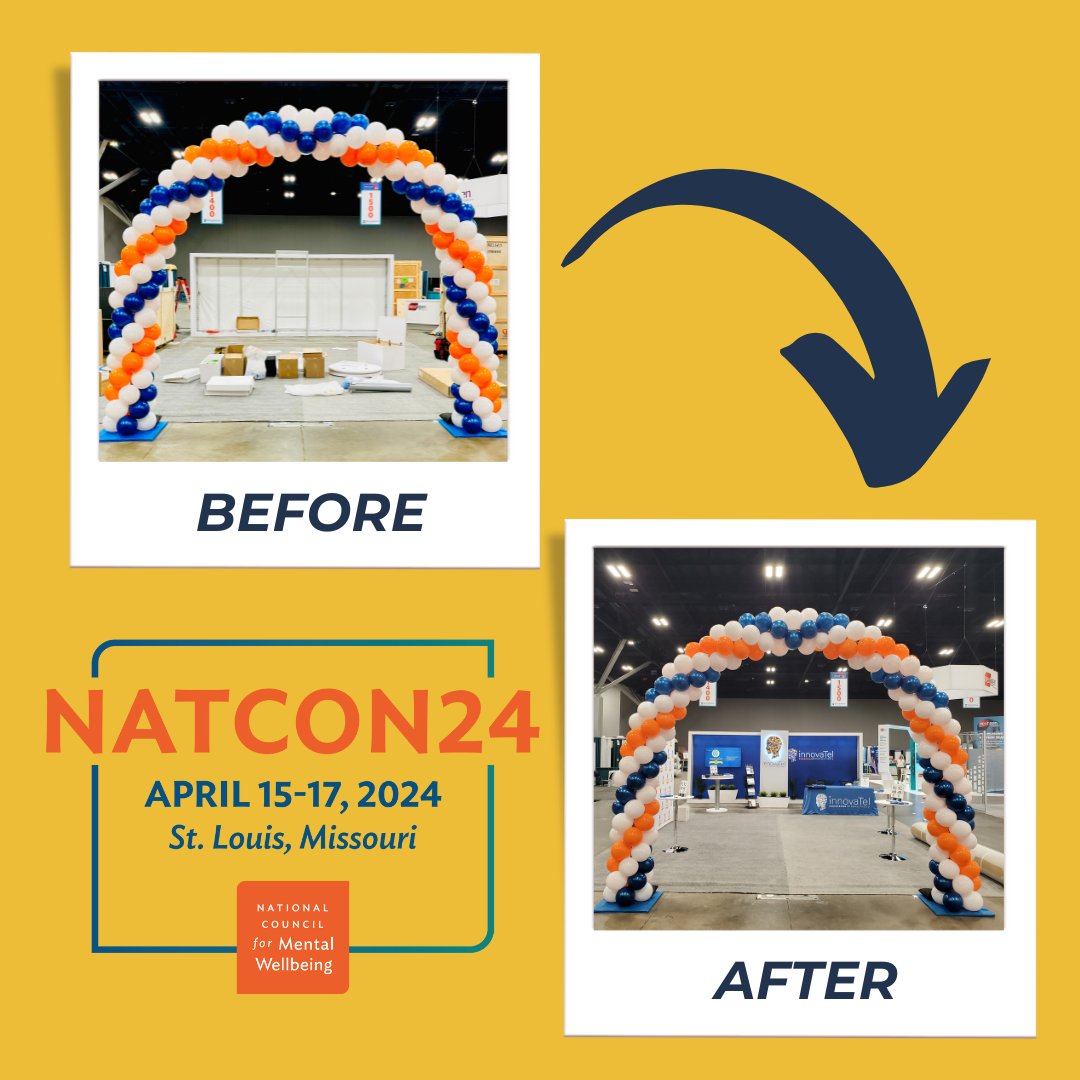 When your vision becomes reality 🤩 We're prepped and ready for the first day of #NatCon24! Stop by booth 1403 to grab some innovaTel swag, connect with us -- and don't forget about the Puppy Park! We'll see you tomorrow 🙌