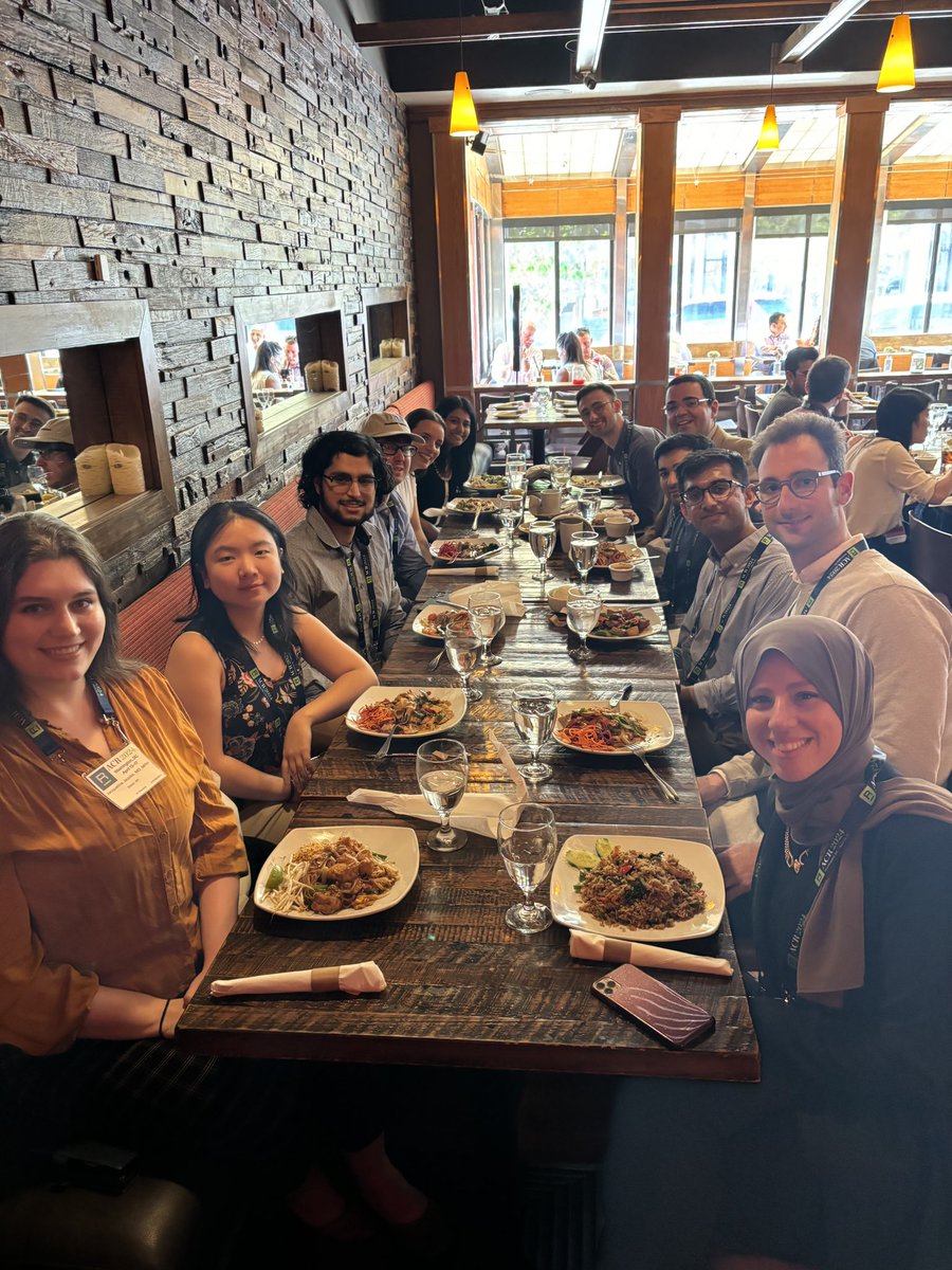 MRS Resident Delegation to #ACR2024 enjoying the dedicated trainee programme with lunch at Thaiphoon. More knowledgable about advocacy,  career opportunities, practice models and other ACR activities! Enriched by wonderful speakers and new mentors. First, eat your frog. #iykyk