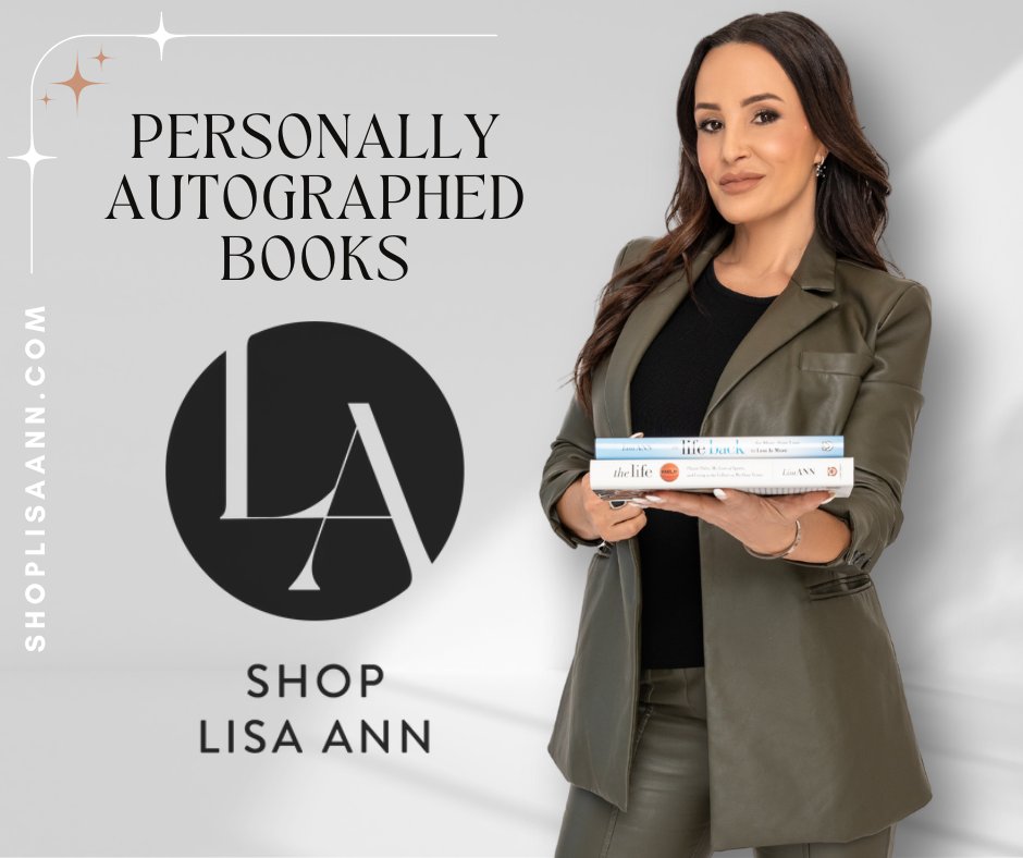 Personalized perfection! 🖊️✨ Grab your signed copies of 'The Life' and 'The Life Back' from Shop Lisa Ann. I personally pack each book for a special delivery to your doorstep. 📦📘 #TheLife #TheLifeBack 👉🏼shoplisaann.com/collections/bo…
