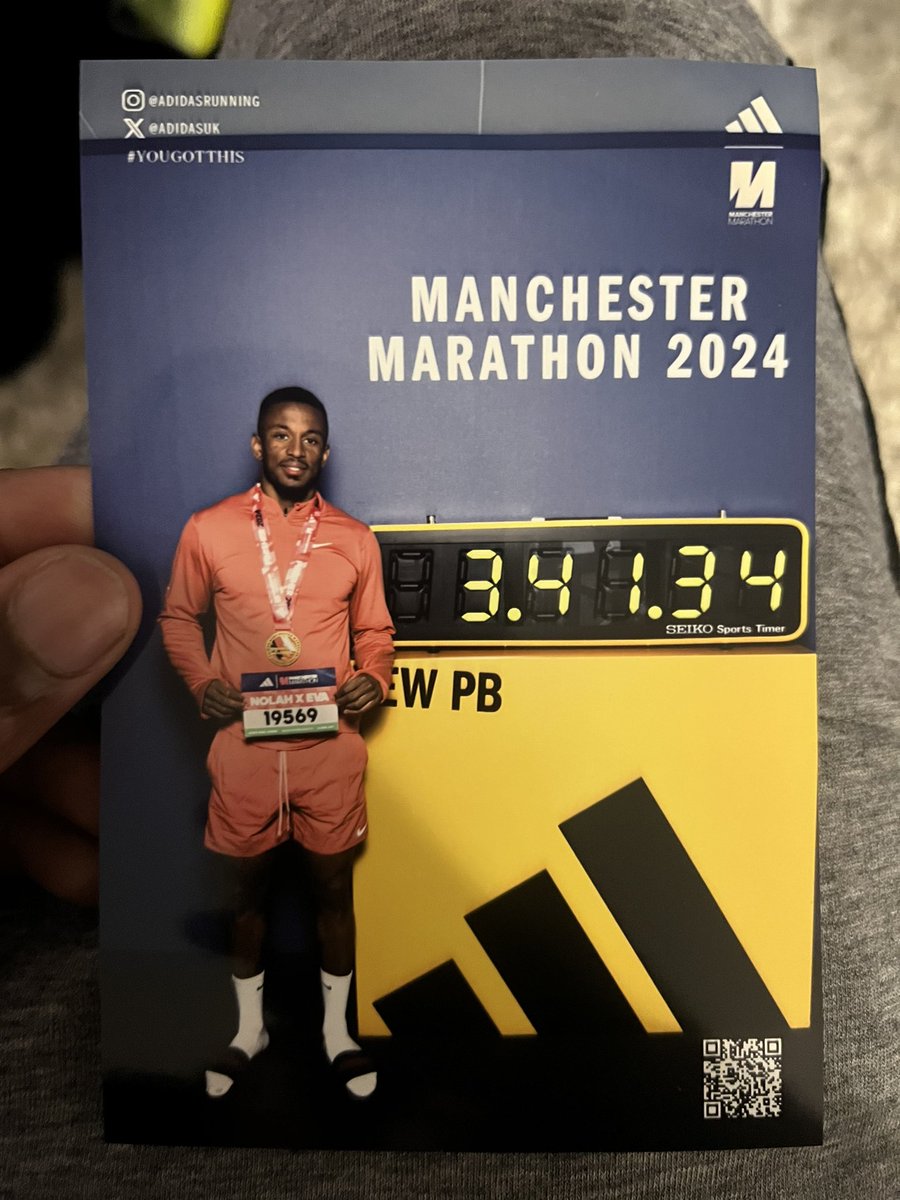 Manchester Marathon ❤️💫🙏🏾🥇