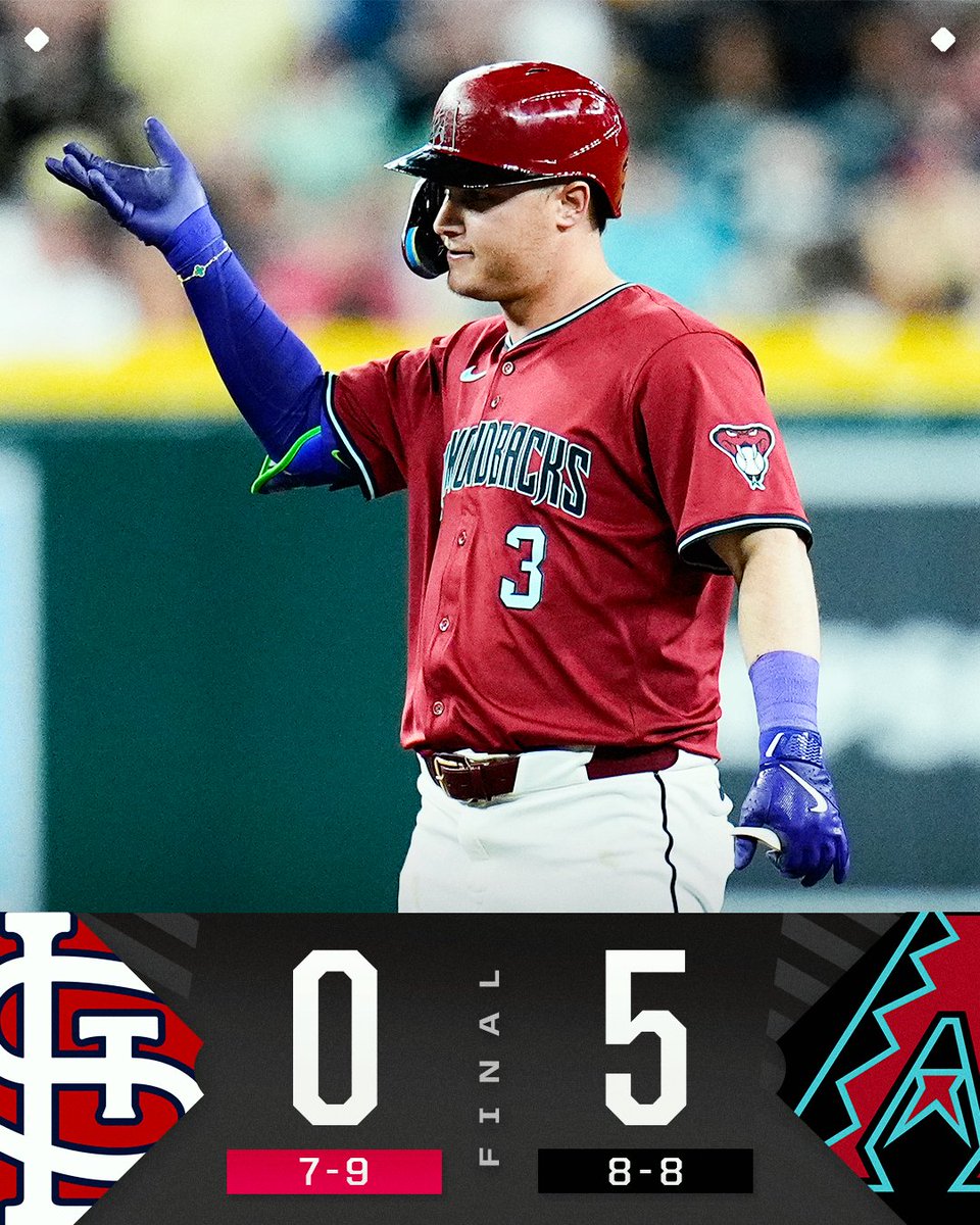 The @Dbacks shut out the Cardinals to take home the series W!