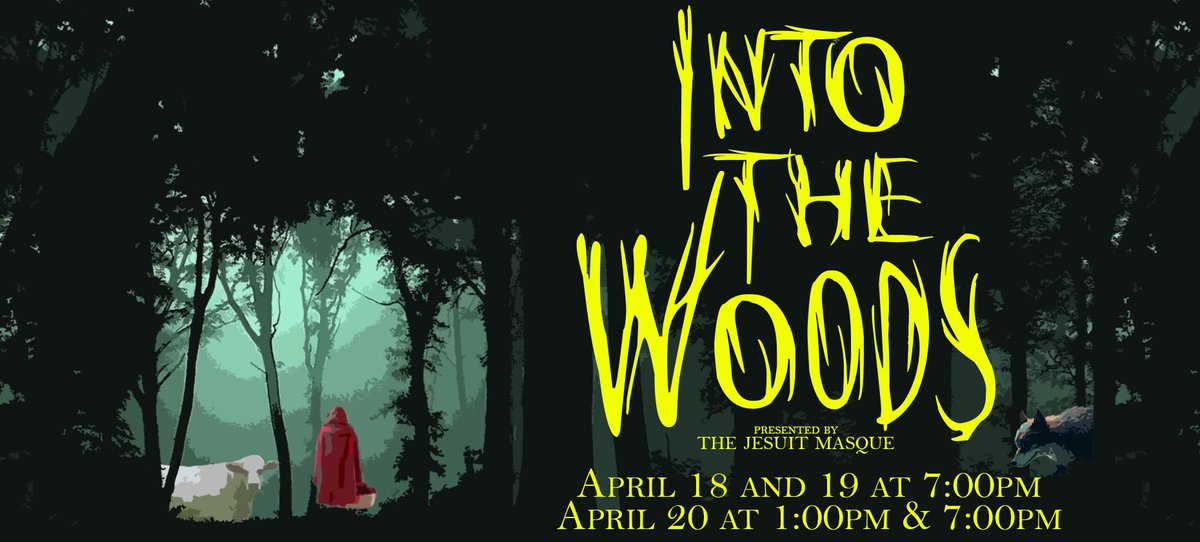 The Jesuit Masque is putting the finishing touches on its Spring Performance, 'Into the Woods,' which opens Thursday in the Shembekar Auditorium! Go to jesuittampa.booktix.net for tickets to the 4 shows: Thur-Sat at 7:00pm plus a 1:00pm Sat matinee. We'll see you there! #AMDG