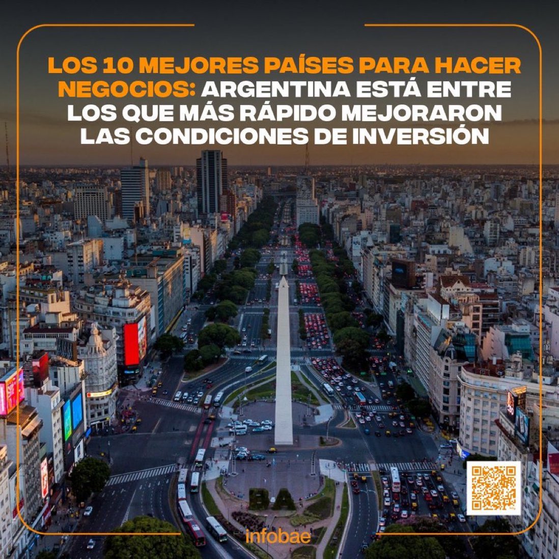 🚨 GESTIÓN MILEI - CAPUTO 🚨 Argentina entró en el ranking de los 10 mejores países del mundo para invertir y hacer negocios. ¿Bancás al presidente Milei y el Ministro de Economía? 1- SÍ ✅ 2- NO ❌