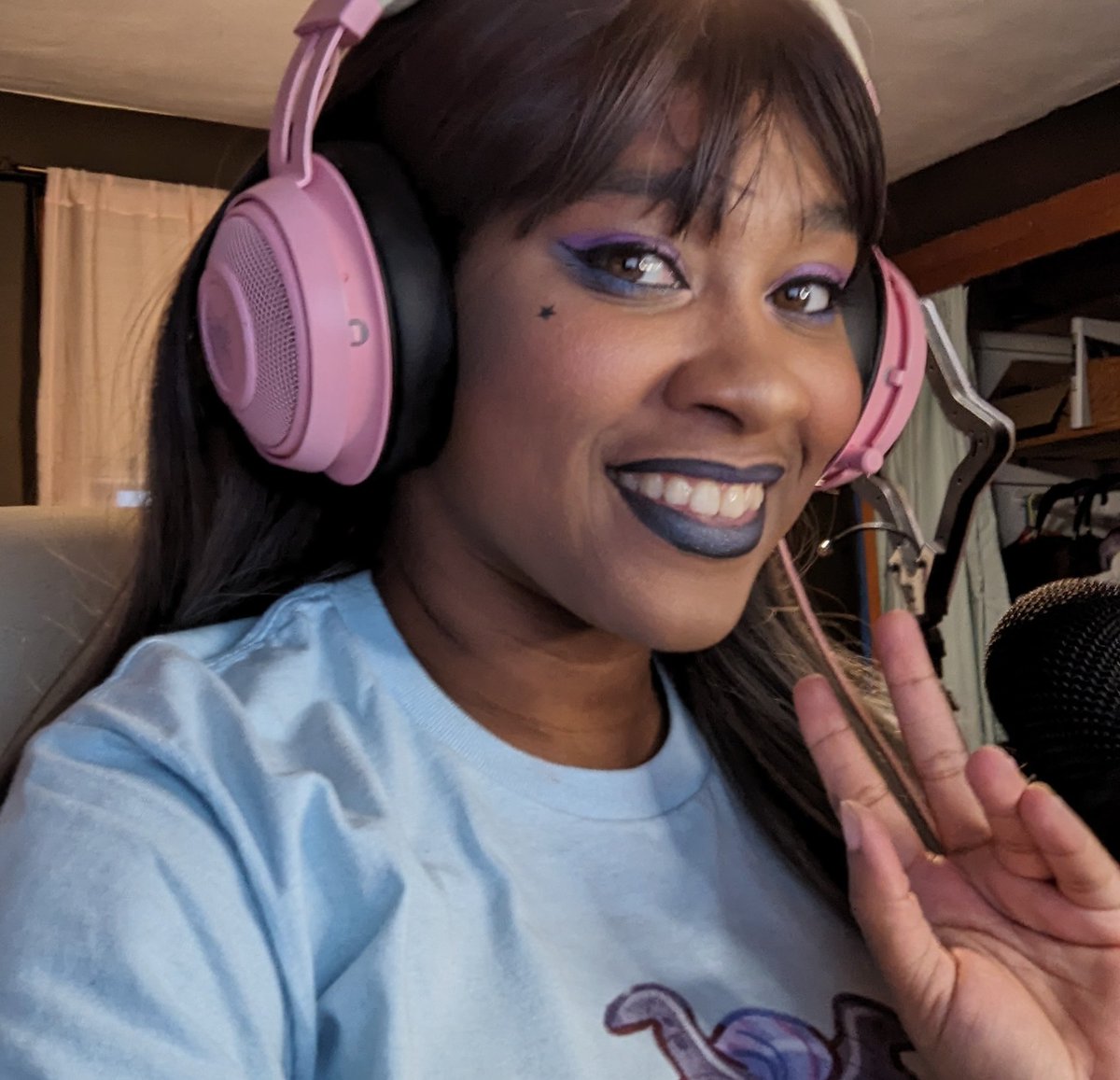 I'm setting up babys first stream!!! Come hang while I meander and stare longingly at the FFXIV Dawntrail Benchmark~ twitch.tv/charmfoolery