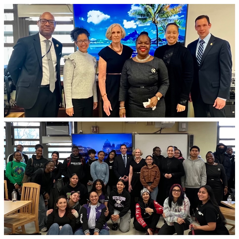 Recently, #DEANewYork #SpecialAgent in Charge Frank Tarentino joined with @snpnyc Prosecutor Bridget Brennan & @tciony Janet Cohen to speak the #truthaboutdrugs & the dangerous effects of #fentanyl to the students at @NYCSchools Stevenson YABC Campus. #NewYork #OnePill #OPCK