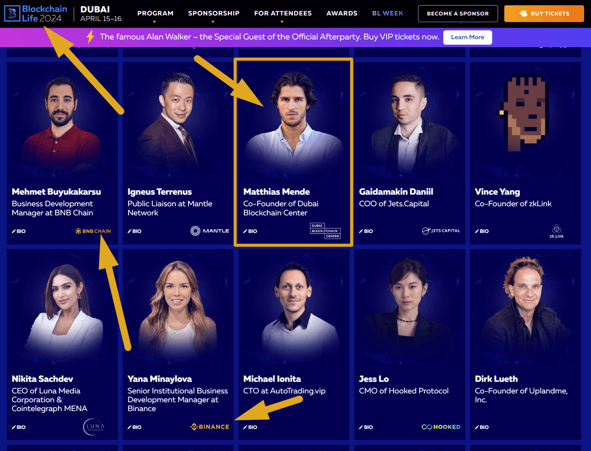The awesome @Binance , @BNBCHAIN, and @BinanceLabs Team Members are speaking at the @BlLife_Forum today and tomorrow. Including me😀 It is so sad that @cz_binance is not with us here in #UAE , but Binance CMO @RachelConlan will have an incredible Panel in the Morning…
