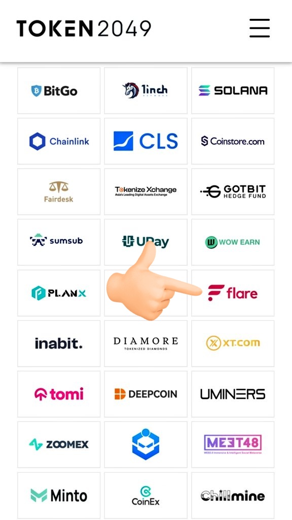 FlareFlanker's tweet photo. #TOKEN2049 is going to be epic for sure. #FlareNetwork will be there and @HugoPhilion will be a guest speaker. What a gathering! https://t.co/E3DdkDbSpL