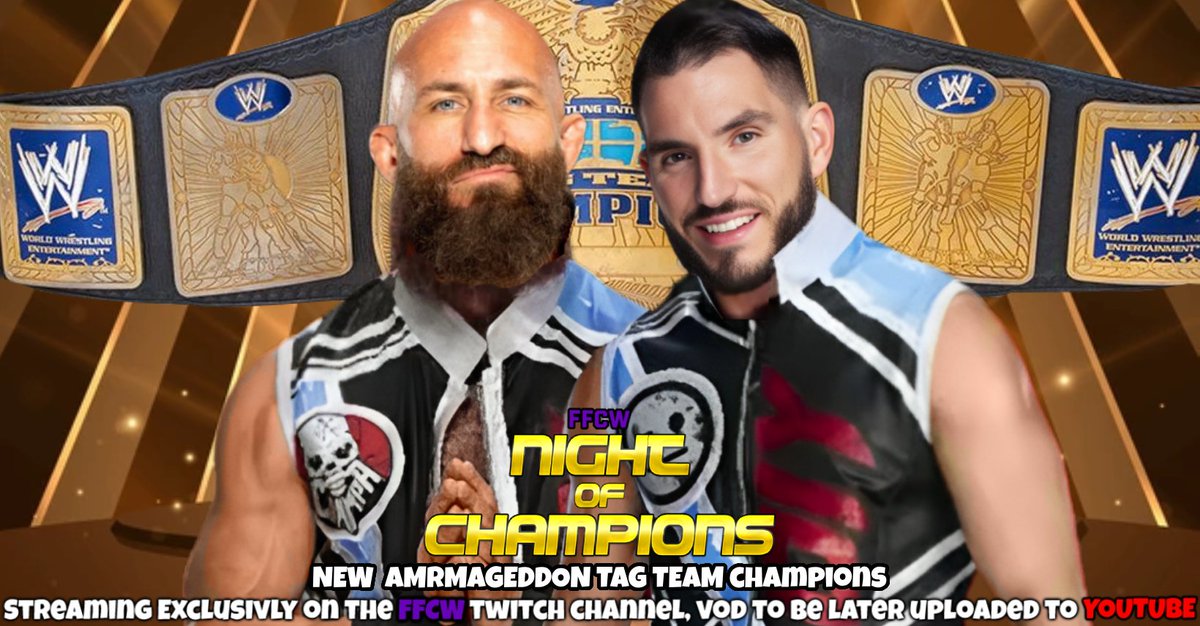 #ANDNEW #FFCW #NIGHTOFCHAMPIONS @CiampaWWE @JohnnyGargano