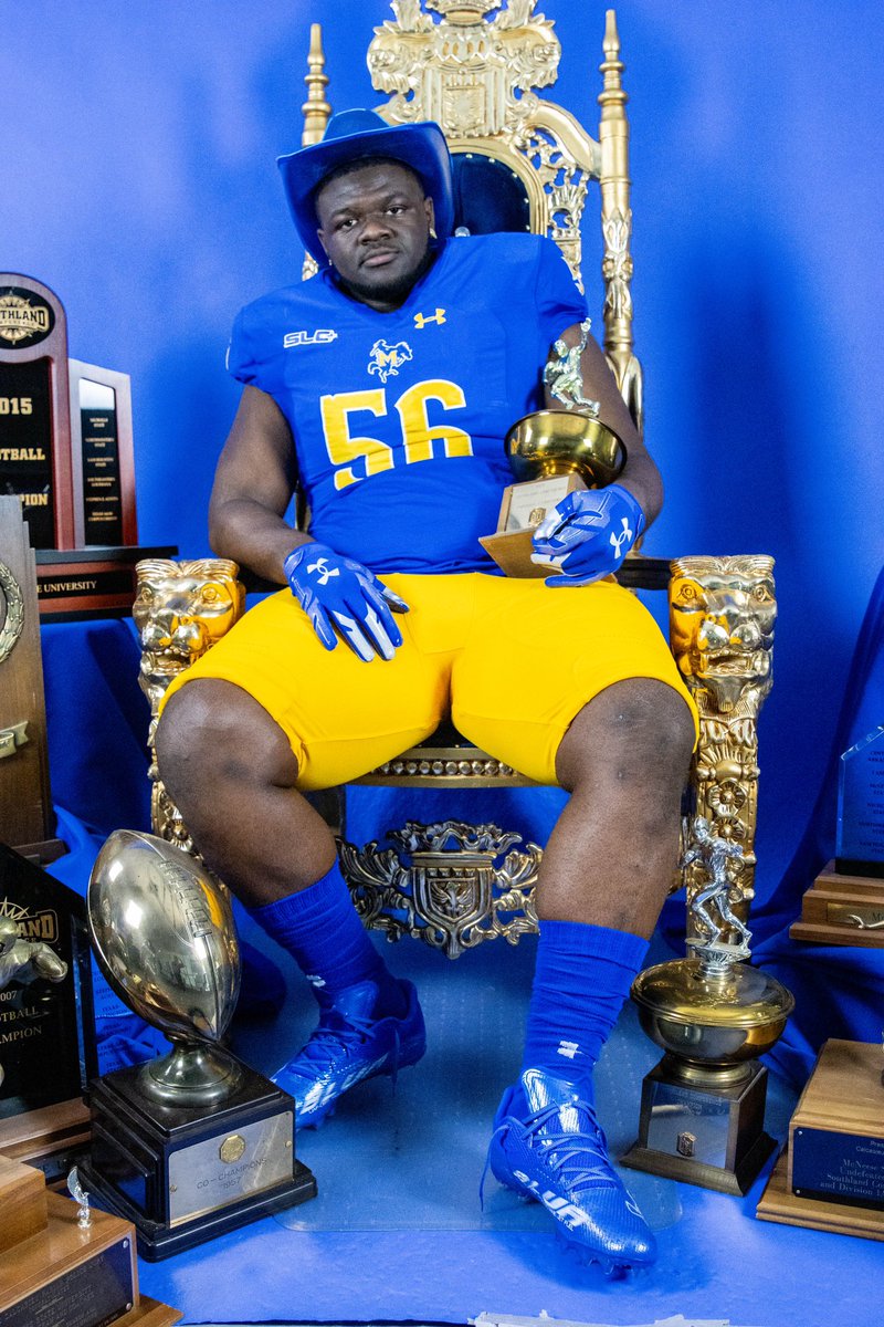 Thankful to @McNeese coaches for the visit and opportunity. To play for them. @PRTYNTHABAKFLD @BrandonHuffman @JuCoFootballACE 💛💙