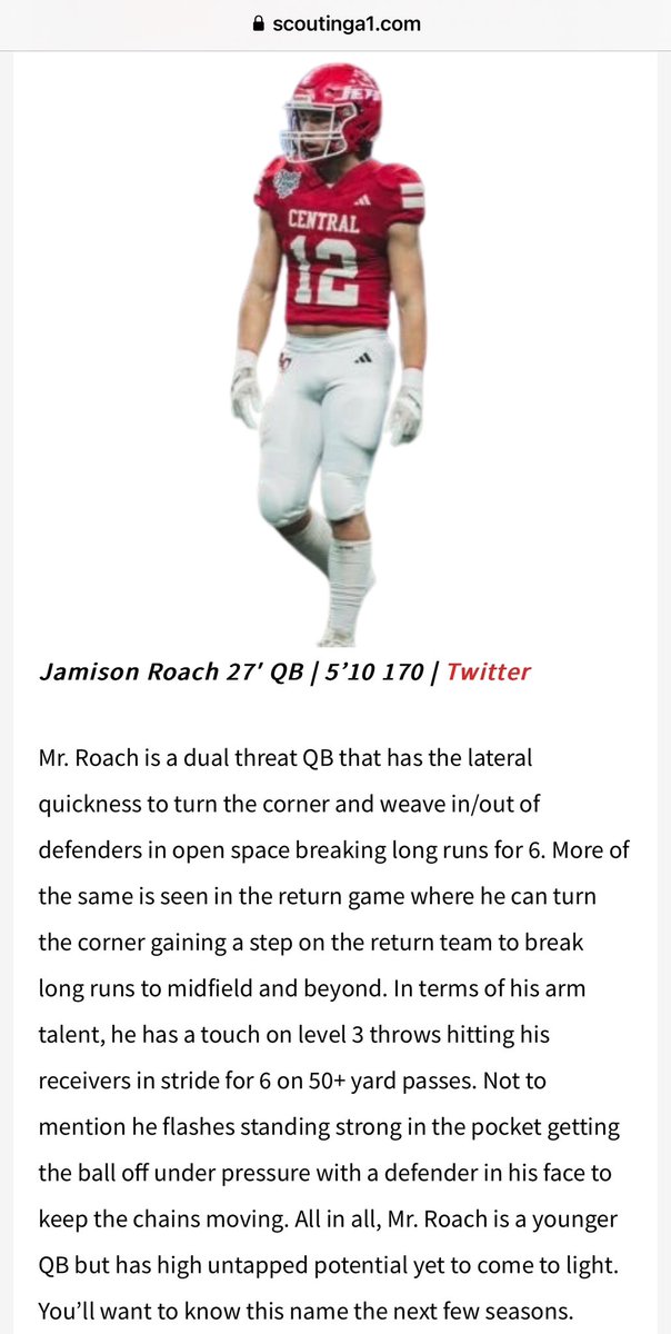 Great report from @ScoutingA1 on the Jets this coming fall. Thanks for the shoutout!! @Coach_Rode @coach_stape @CoachJoeyDidier @CoachNatePurdue @CoachAlbin @Martin_Miami_HC @BSUCoachNeu @MTHEO12