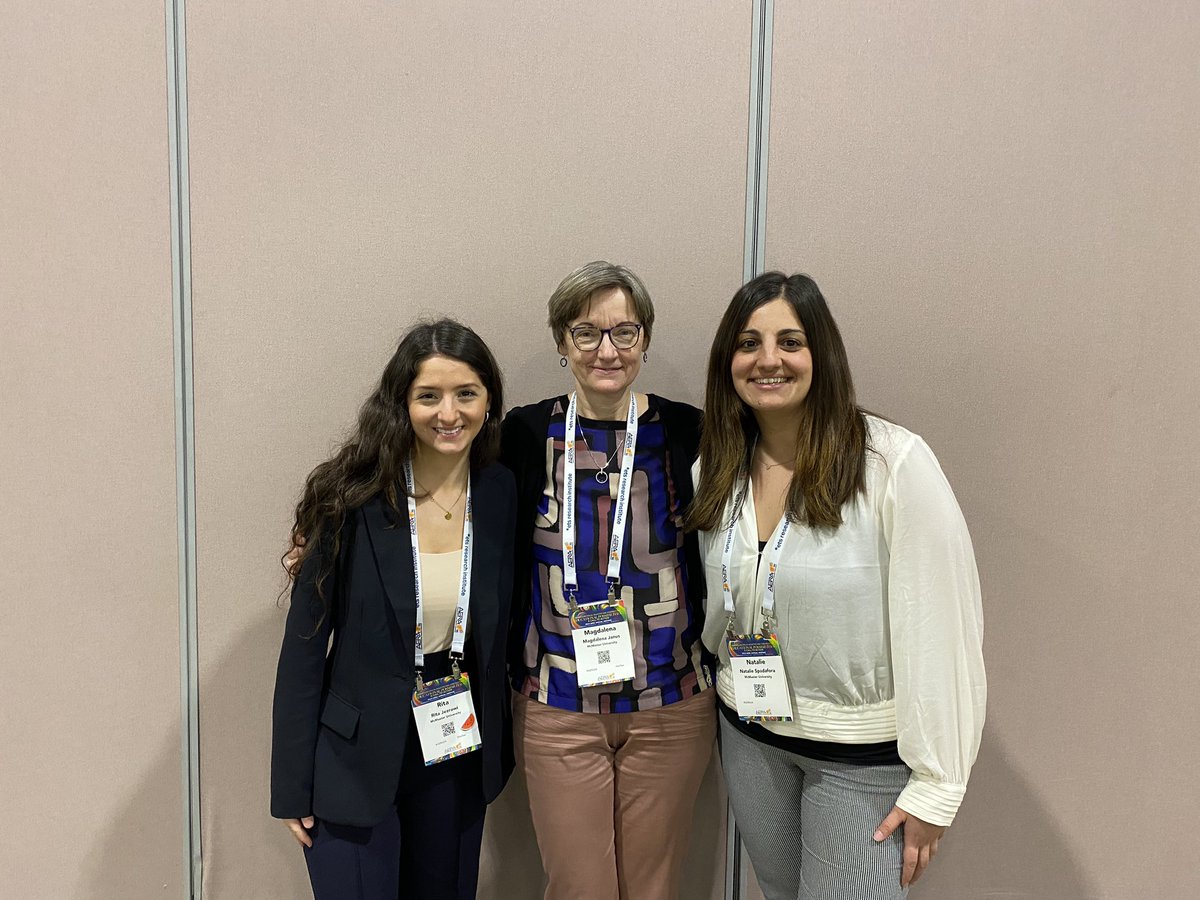 Magdalena Janus (@magdalenajanus_) on Twitter photo Proud of PhD student Rita Jezrawi and former postdoc @NatalieSpadafora presenting at #AERA2024 this weekend representing <a href="/OffordCentre/">The Offord Centre for Child Studies</a> Proud of PhD student Rita Jezrawi and former postdoc @NatalieSpadafora presenting at #AERA2024 this weekend representing <a href="/OffordCentre/">The Offord Centre for Child Studies</a>
