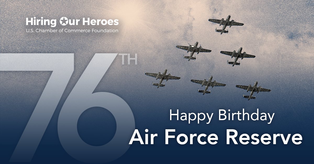 Raising a toast today to the @USAFReserve! 🥂