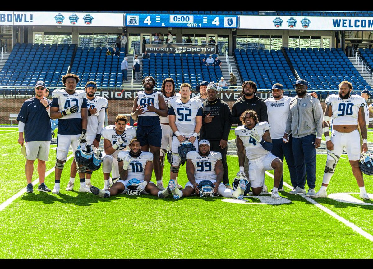 Spring ball ✅ #Dawgwork <a href="/ODUFootball/">ODU Football</a>