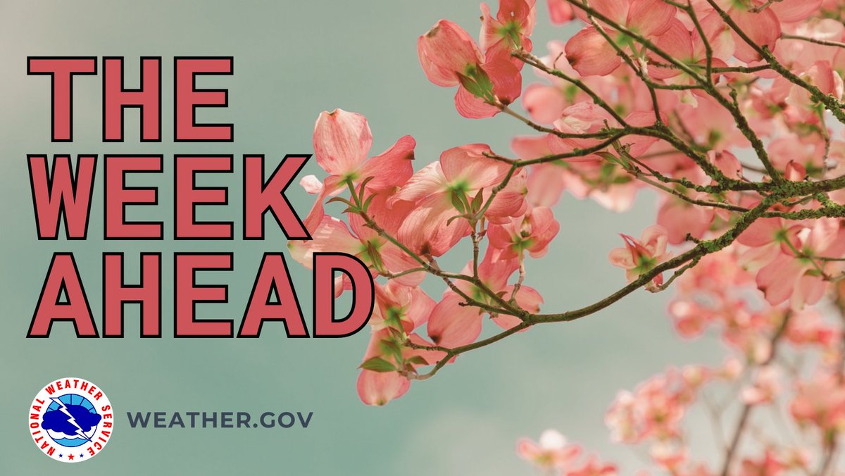 The upcoming work week features a varied mix of ☁️ and☀️ from day to day. Some communities may have a few nearby showers or storms Wed and Fri. But, no 'big rains' as things currently stand. High temps in the 80s, lows near 60. Follow your local 4cast at weather.gov