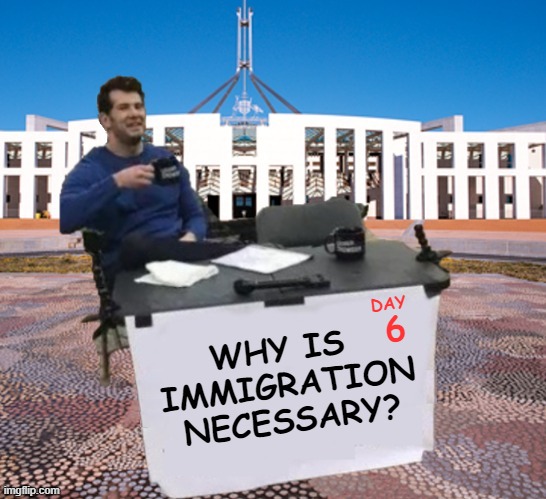 Immigration costs us >$40bn/yr for infrastructure and causes the housing crisis, environmental damage, congestion & lots more.

So there must be a SUPER IMPORTANT reason for it right?

And somebody should be able to tell me what that reason is right? 
#auspol