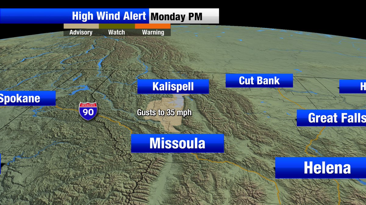 MarkHeyka's tweet image. A wind advisory for Flathead Lake Monday afternoon and evening. @nwsmissoula #flatheadlake #kalispell #april #wind
@abcfoxmt #mtwx #NonStopLocal