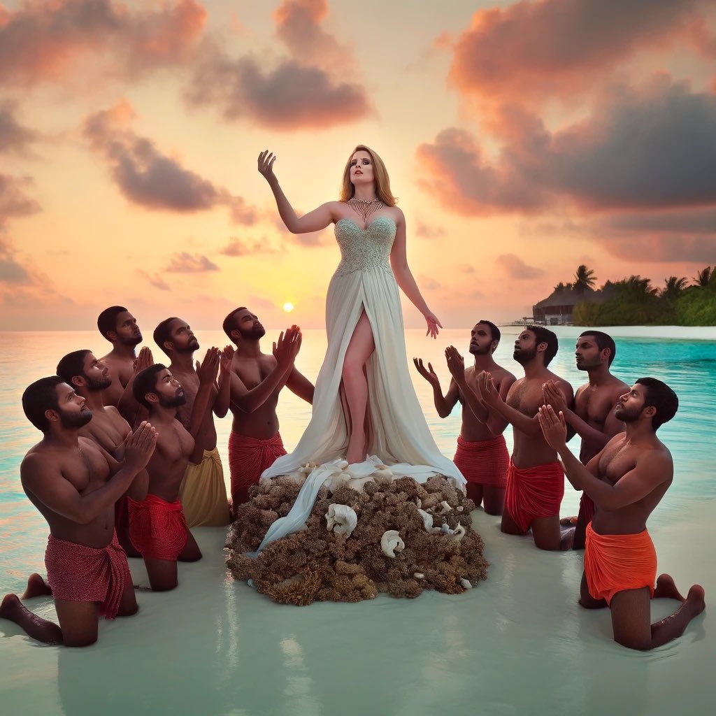 Maafushi boys when a white woman shows up with $100, a rucksack, and a water bottle: