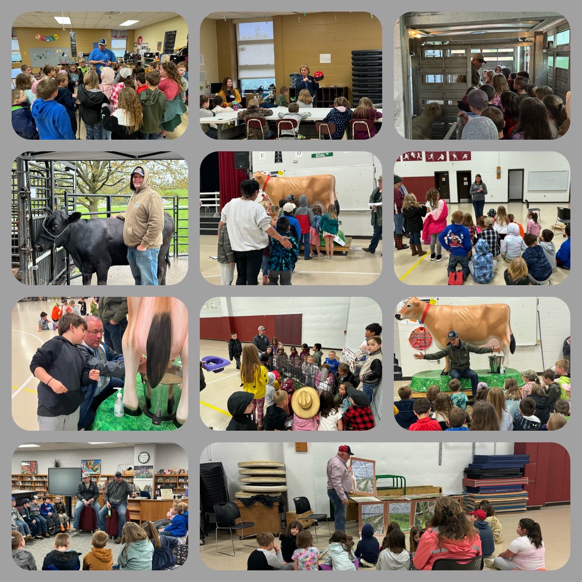 Ag Day at OCES was amazing on Friday! Thank you to all of our community partners for making it happen for our students. I even jumped in on the fun and had a student teach me how to milk the cow simulator. #WEareOC #AgDay #LearningIsFun