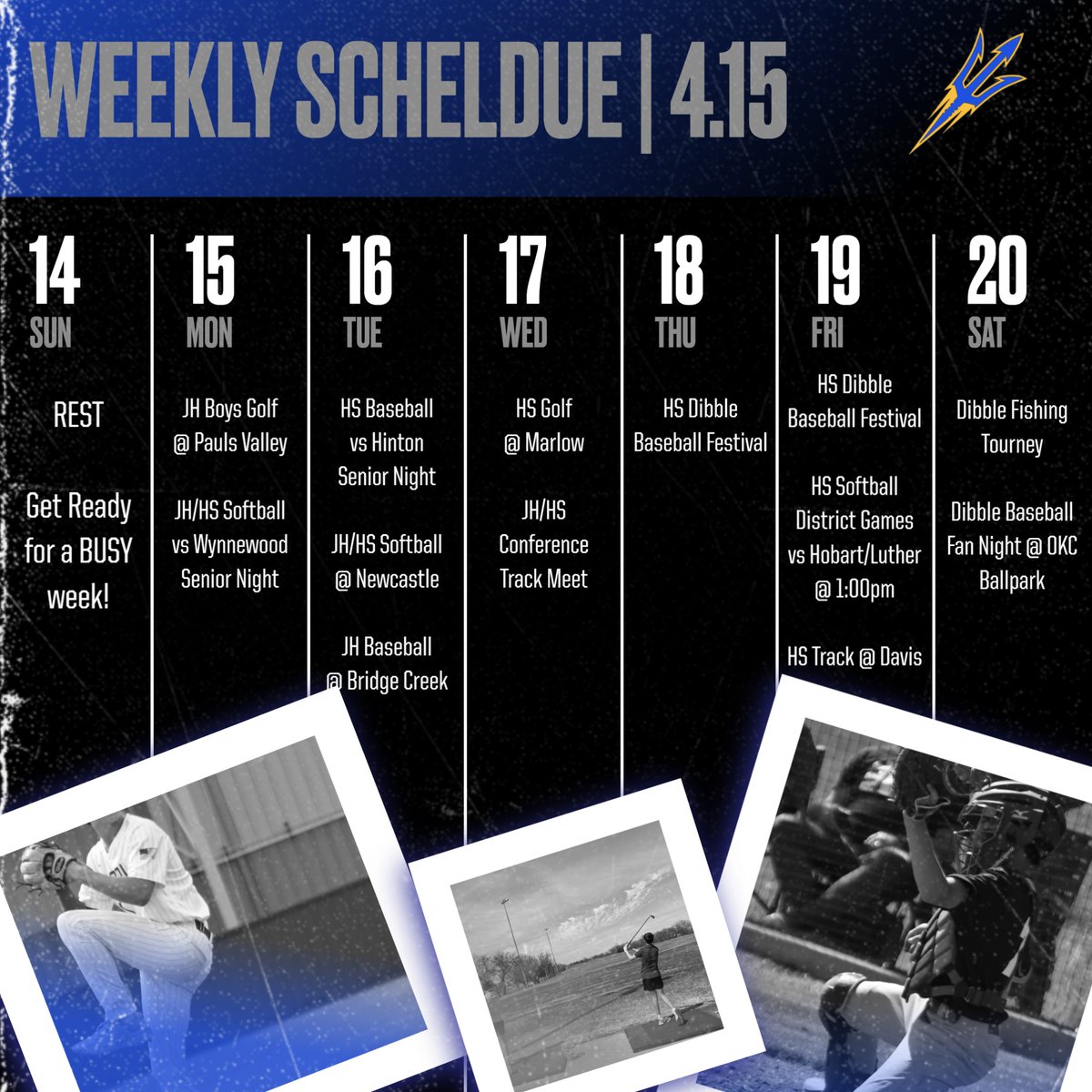 It is another busy week for our student-athletes!