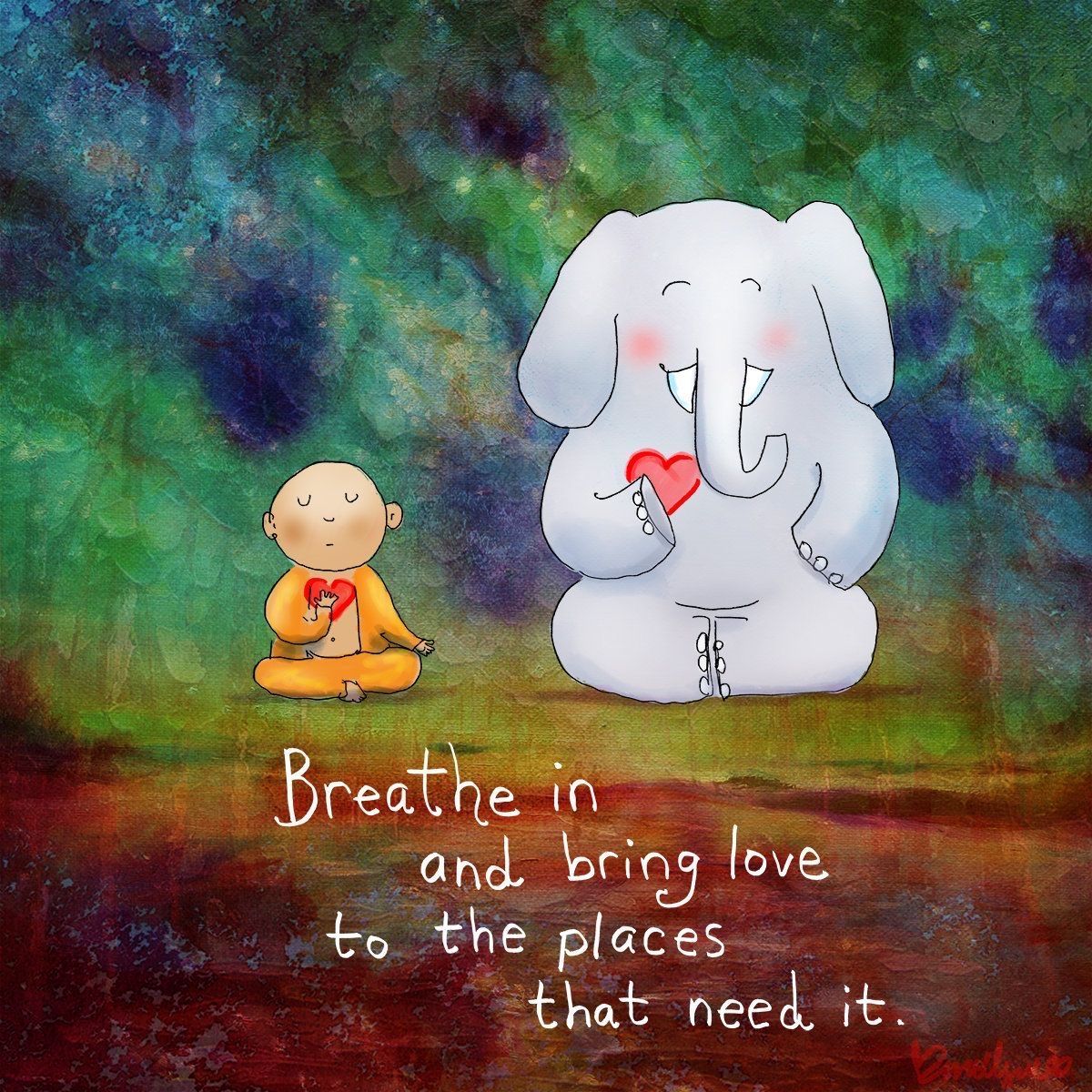 Breathe in … And bring love to the places that need it ❤️