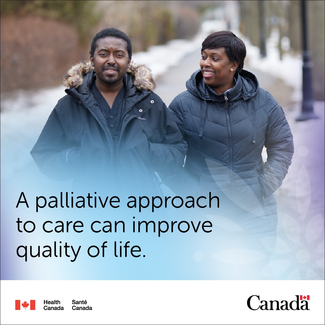 At every stage of serious illness, a palliative approach to care can provide support to people living with serious illness and those closest to them. Learn more at Canada.ca/palliative-care.

#PalliativeApproachToCare #SeriousIllness #Hospice #PalliativeCare #HealthCare #Canada