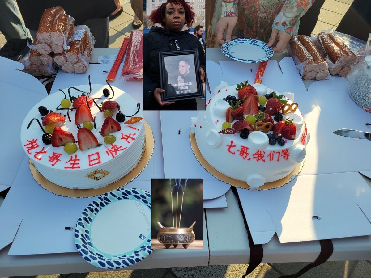 祝欺哥身體健康才能牢底坐穿！
祝520審判郭文欺順順利利！欺哥保佑新中國聯邦罪犯們心想事成，拿著贓款跑路！再被抓回來
祝欺哥和啪啪姐早生犢子沒屁眼兒
祝老郭家上上下下一喪百喪，白事連連！越多越好，造福華人！
圖片缺少🐷，過後🔥一個給欺哥！
最後卡丽熙念佛啦，達爹咖.嗯.蛤蛤