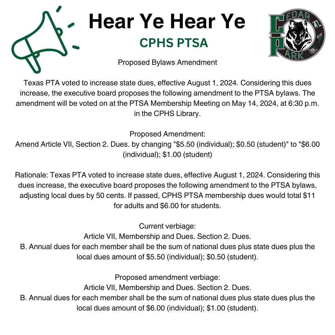 CPHS PTSA Communications (@cphsptsa) on Twitter photo 