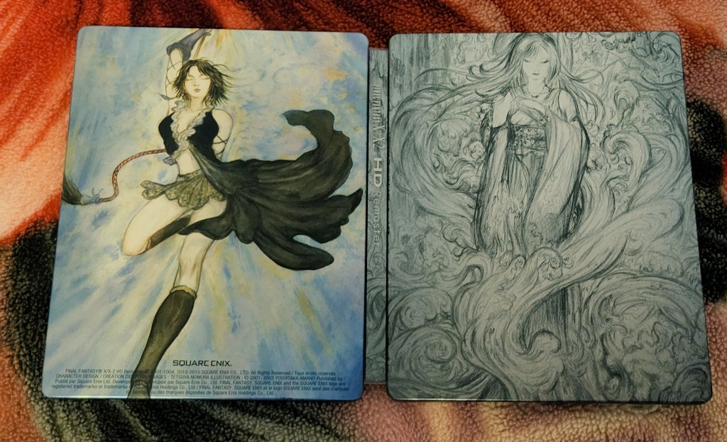 The Final Fantasy X/X-2 steelbook is genuinely one of the best