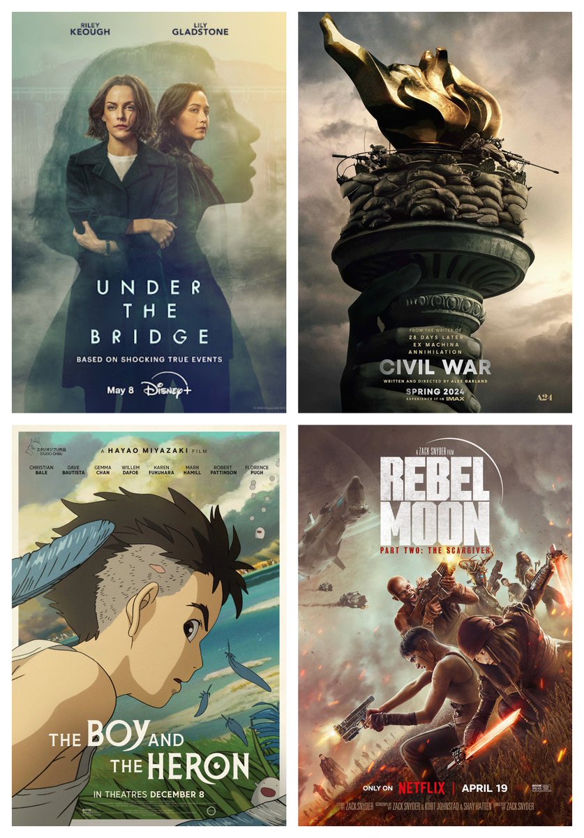 podkastOBOD's tweet photo. PON: The Stranger (Hulu/Disney+)
SRE: Under the Bridge (Hulu/Disney+); The Grimm Variations (Netflix)
ČET: Abigail; Državljanska vojna: Vsaka vladavina se konča; Fant in čaplja (KINO)
PET: Rebel Moon Part 2: The Scargiver (Netflix)
#spored https://t.co/JC2XXhokjC