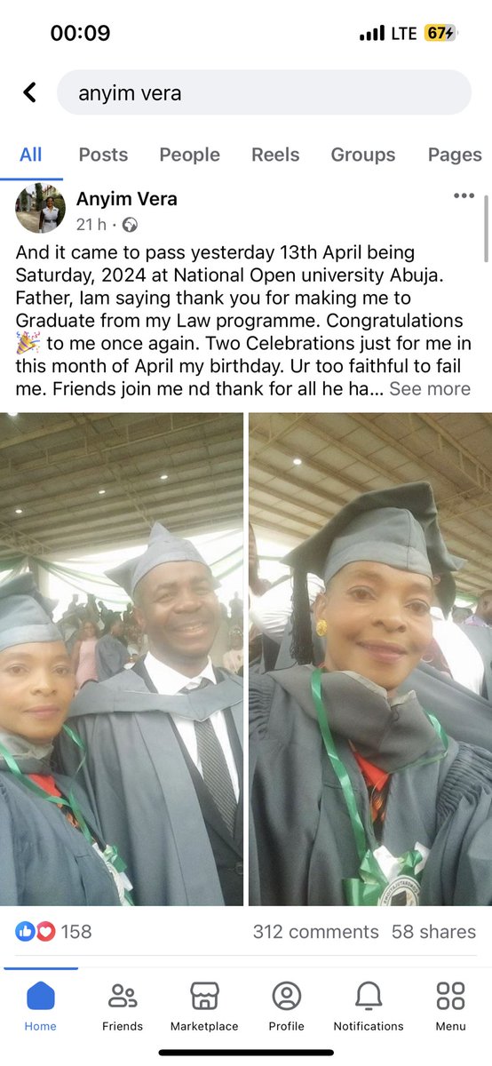 Apparently the lady accused of giving a fake testimony by Dunamis actually graduated from NOUN. Here is her name on the graduation list number 2262. I guess she probably had stage fright. The church should find a way to apologize to her for this embarrassment