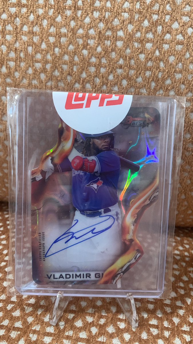 Vladimir Guerrero Heatwave Auto /50 $200 OBO @DirtyWorldRT @CodiDaReposter @sports_sell @TheHobby247 @Nolacardtweets @PCOregonDucks2 @Hobby_Connect #TheHobbyFamily