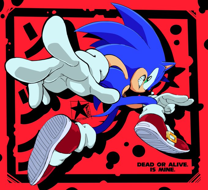 「sonic the hedgehog looking at viewer」Fan Art(Latest)
