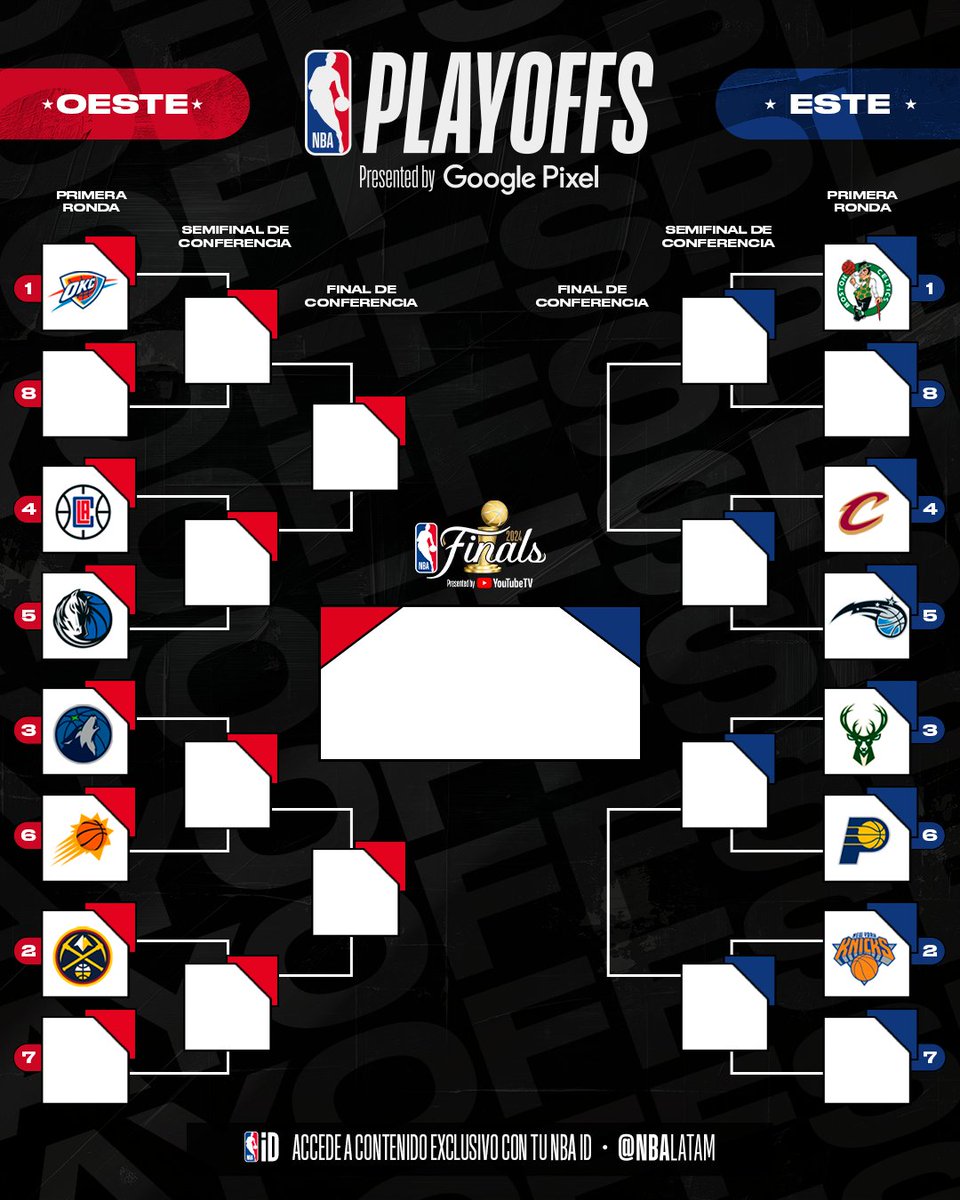 Fans de la NBA: ¡Ha llegado la mejor etapa del año! Los #NBAPlayoffs comienzan el 20 de abril 😍