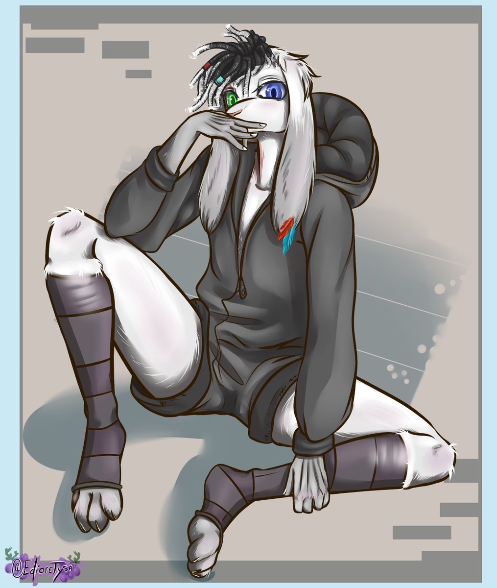Edioretysa's tweet photo. ✨Drawing made by me!✨
✨Commissions/YCHS: open!✨
🪶 Commission delivered to Ithan Gabryell! THX! In a narrow alley forgotten by sunlight, a cute and stylish rabbit sits, watching and ready to unlock the secrets of the night.
⏰02/19/2024.
#femboy #Rabbit #anthro #emo #drawing https://t.co/5QbR2RE1lp