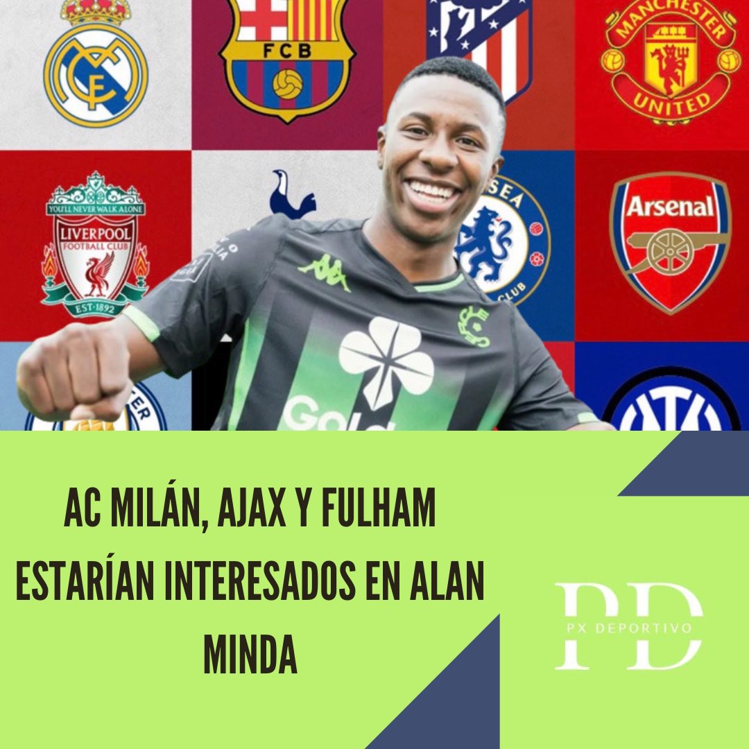 Grandes clubes de #Europa estarían interesados en el ecuatoriano #AlanMinda 

Info @askomartin 

#PXDeportivo