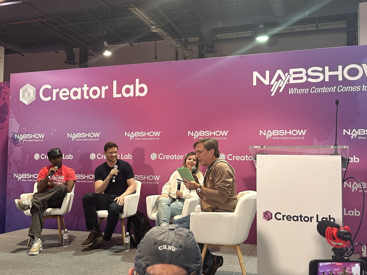 sampsonpaul's tweet image. As usual @robertoblake smashed it on his AI Tools panel at #creatorlab @NABShow here in #Vegas
