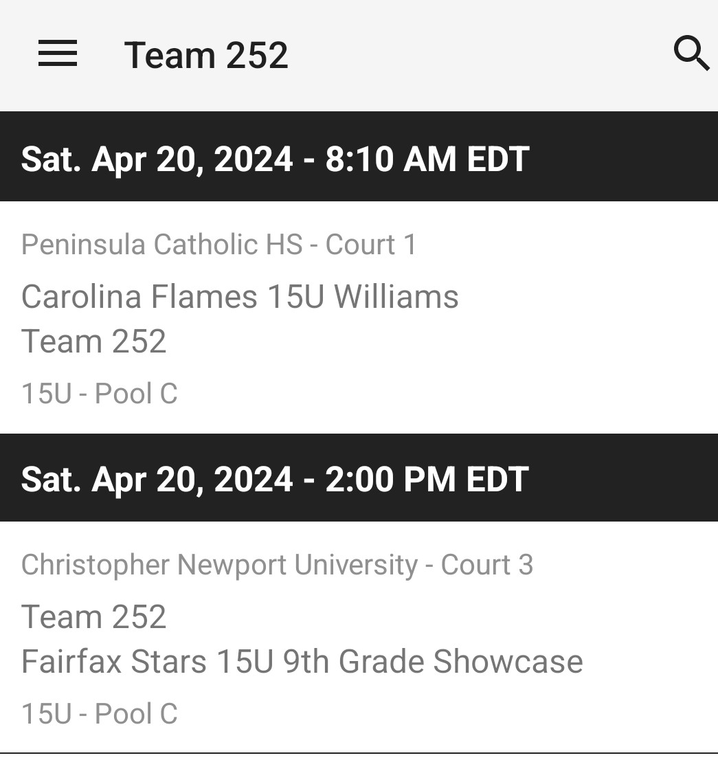 Team252Elite64's tweet photo. Coaches,
Here's our 15u and 17u schedules for Boo Williams Nike Invitational https://t.co/BL0X2PdEpi