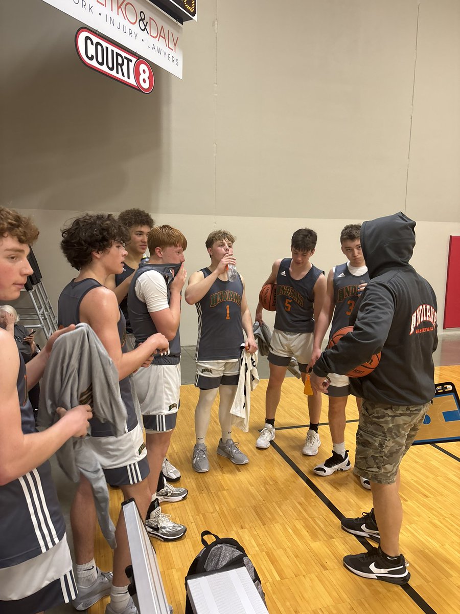 @IE2026Orange ran the table in the D1 bronze bracket at the Indy Ball Shootout today getting 3 solid 50/50 wins today. @ClaytonChase32 and his teammates showed awesome growth this weekend! Good job men!