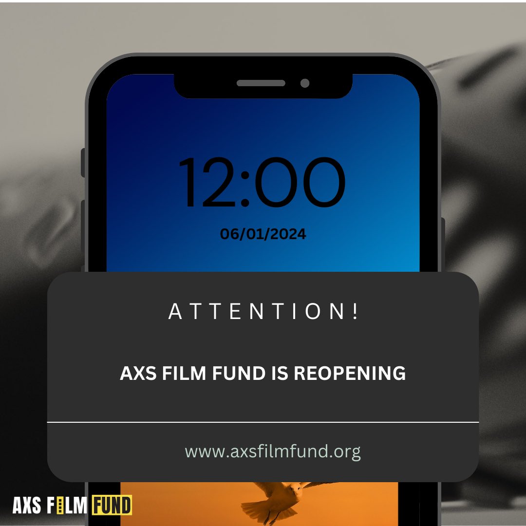 The AXS Film Fund is reopening its doors to support underrepresented filmmakers living with disabilities. If you're passionate about storytelling and creating content, this could be your chance to shine. Visit axsfilmfund.org to learn more and apply.#AXSFilmFund #Inclusiv