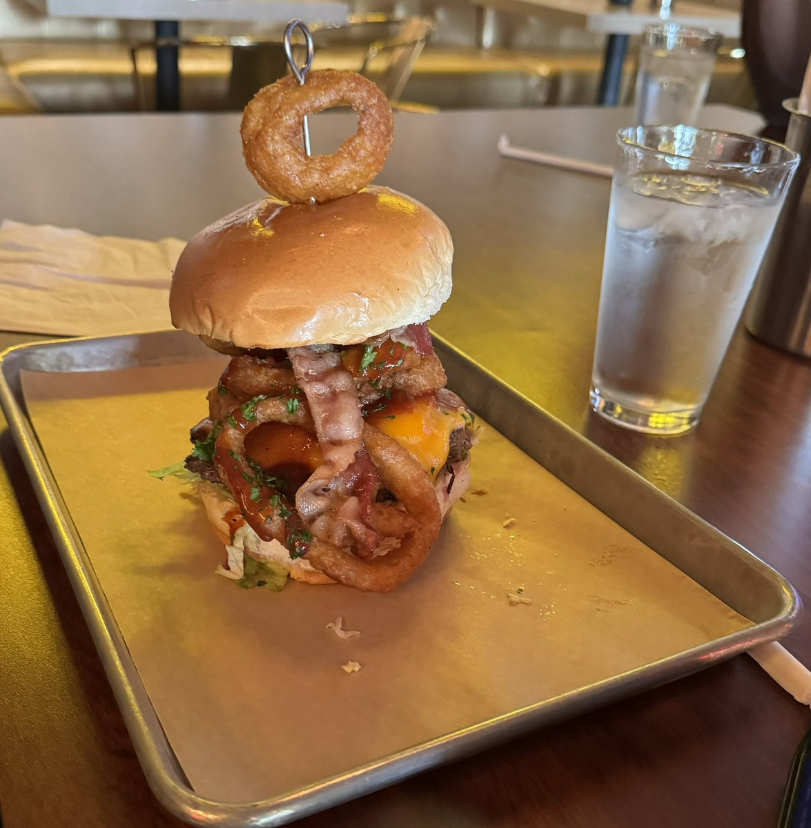 A hamburger walked into a bar in Miami and…………