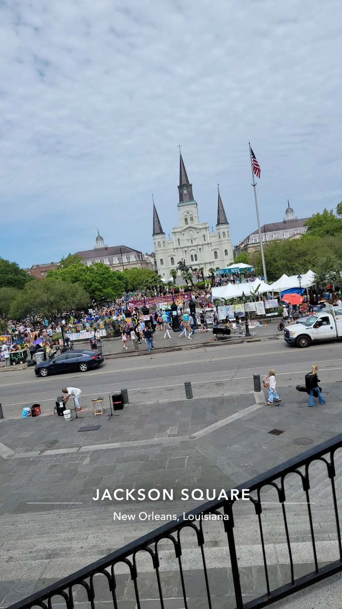 What a beautiful day for a festival!   #FrenchQuarterFest #NOLA