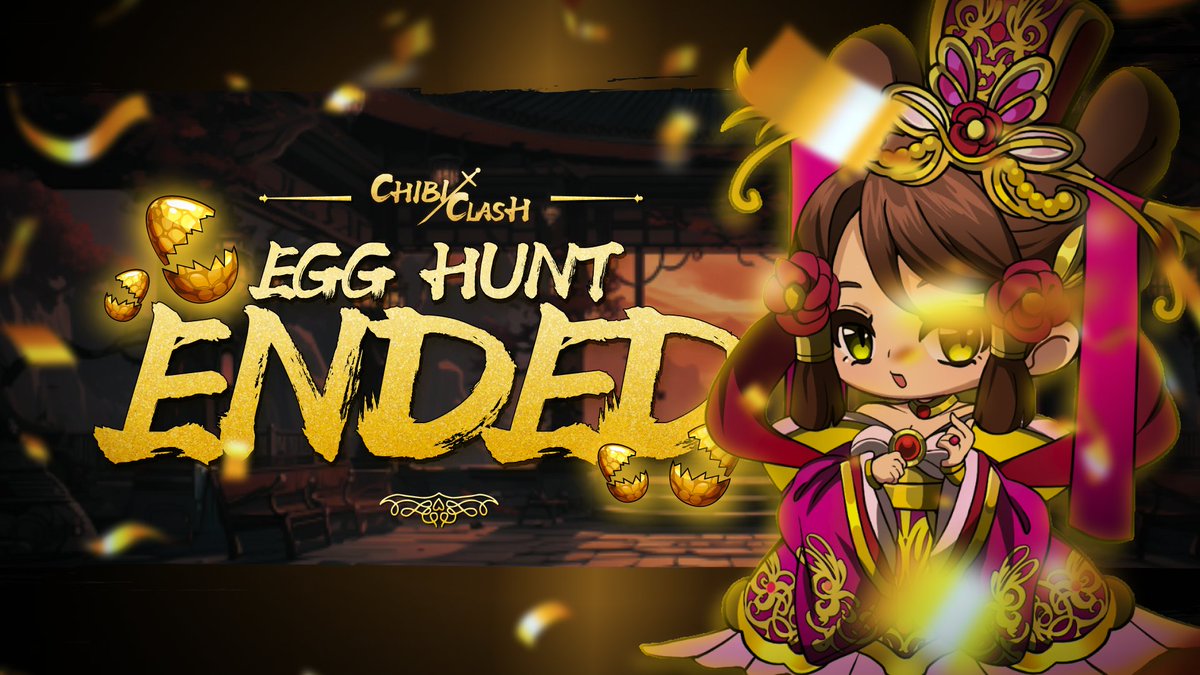 ChibiClash's tweet photo. Egg Hunt is over! ❌

Thanks to everyone who joined the hunt, more than 3,000 Mystical Eggs were found during the event 🚀

Enjoy your Kingdoms Points and take advantage for the airdrop!