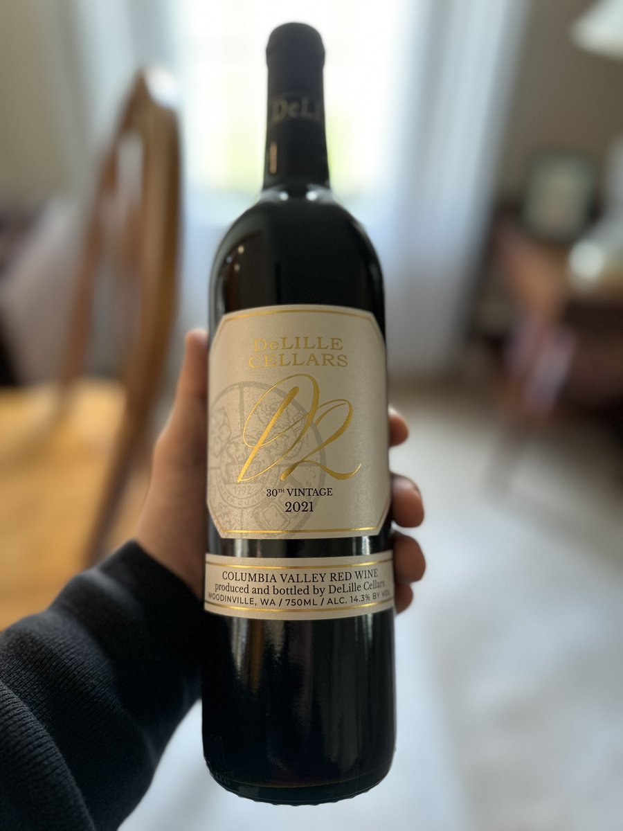 Had some amazing #D2 from <a href="/DeLILLECELLARS/">DeLille Cellars</a> this evening… I always bring some back to NY when I’m in Seattle. But, where can I find it I. The East Coast??