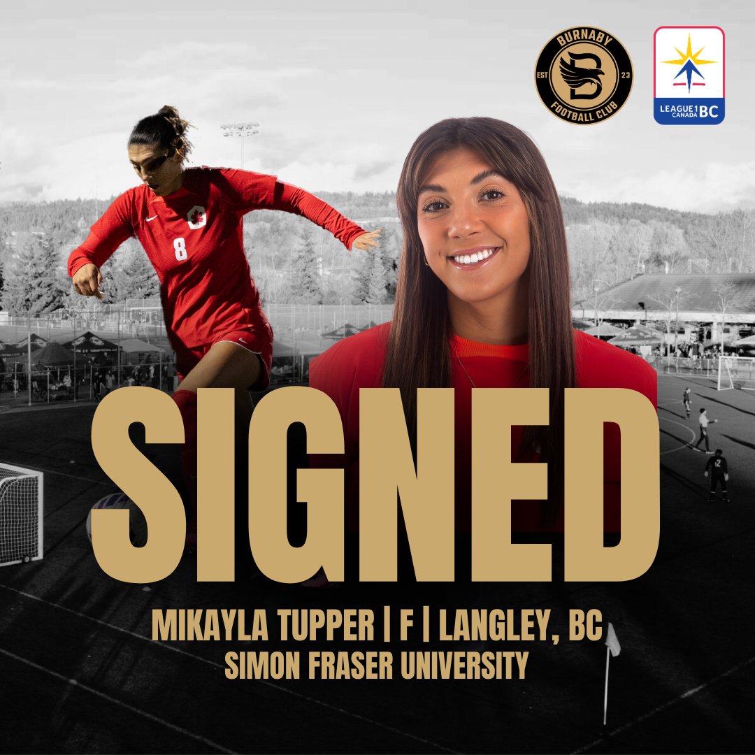 SIGNING ALERT 🚨🦅
Burnaby FC is excited to announce the signing of Forward Mikayla Tupper from Langley, BC. 

Welcome Mikayla!